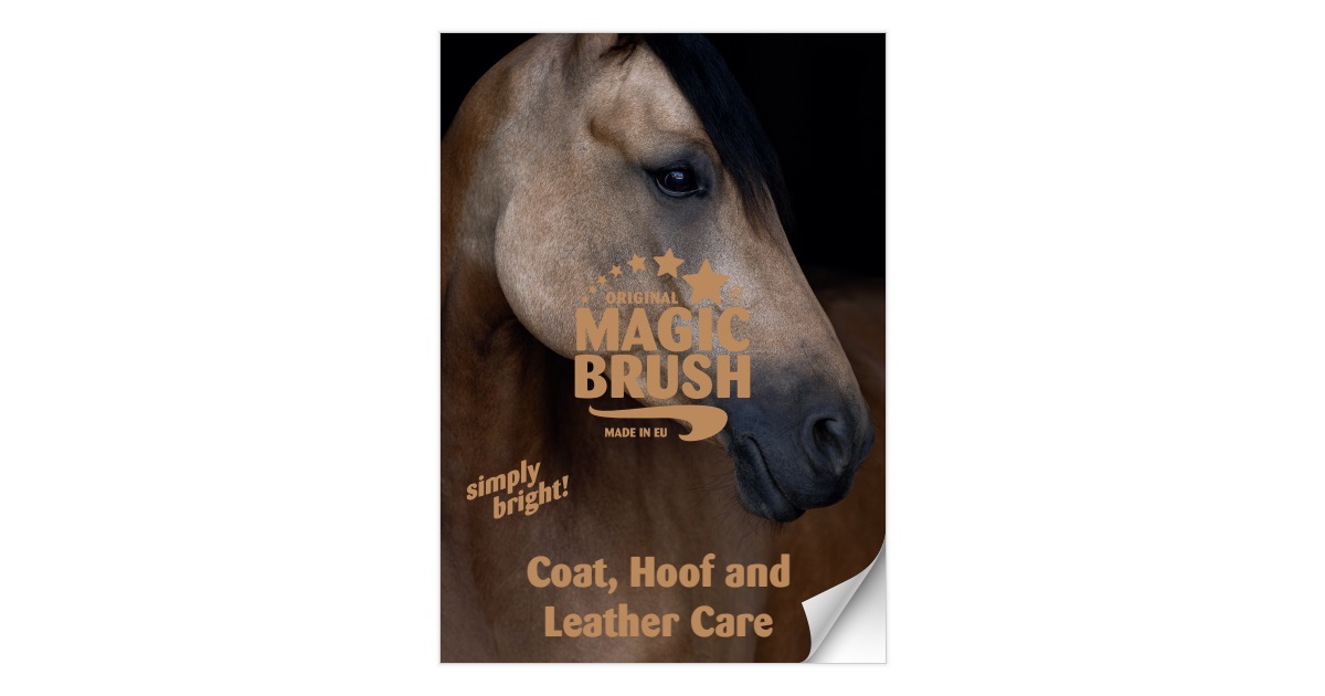 Cepillo MagicBrush Soft Para Caballos - Cerdas Ultrasuaves, Para Cuidado De Cabeza Y Orejas - Aumenta El Bienestar Del Animal