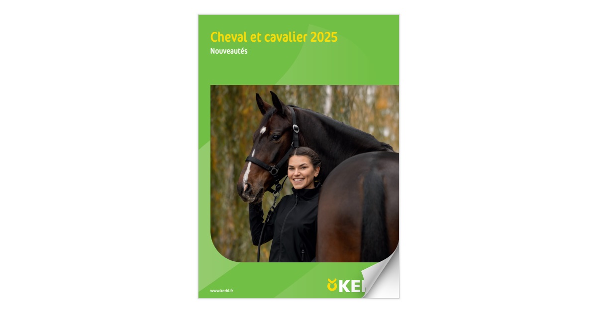 Chabraque Cavallo JELTE Graphique Noire, Collection Horsefashion 2025, Neuve